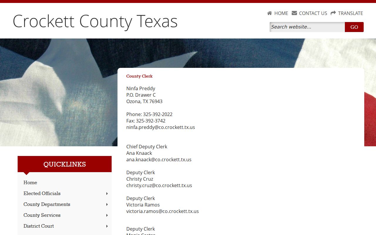 Crockett County criminal court case records counter information